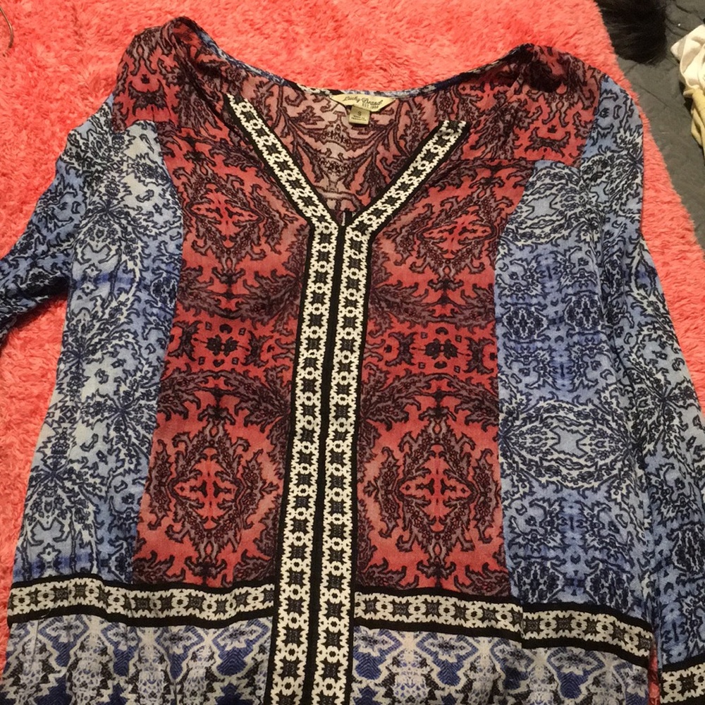 multi colored top